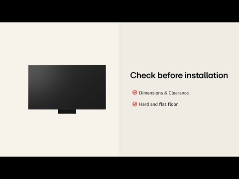 LG 4K UHD TV : Installationsanleitung –UHD 65 – Square Type