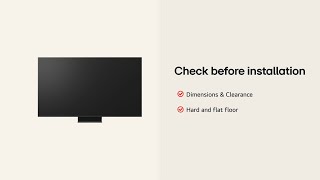 LG 4K UHD TV : Installation Guide – UHD 65 – Square Type