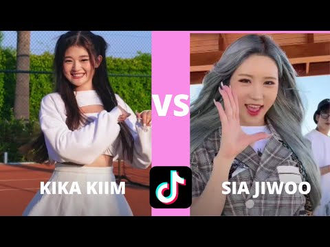KIKA KIM VS SIA JIWOO🤩 LATEST TIKTOK DANCE COMPILATION ⭐ SEPTEMBER 2022