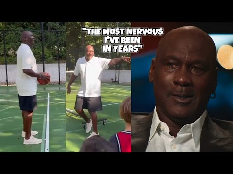 Michael Jordan says this FT was the first time he's picked up a ball in years