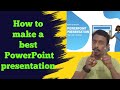 How to make a PPT in tamil || PowerPoint presentation tutorial ||