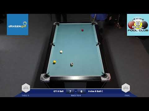 Irvine 8 Ball -  Central Ayrshire Pool League - GTI 8 Ball v Irvine 8 Ball C