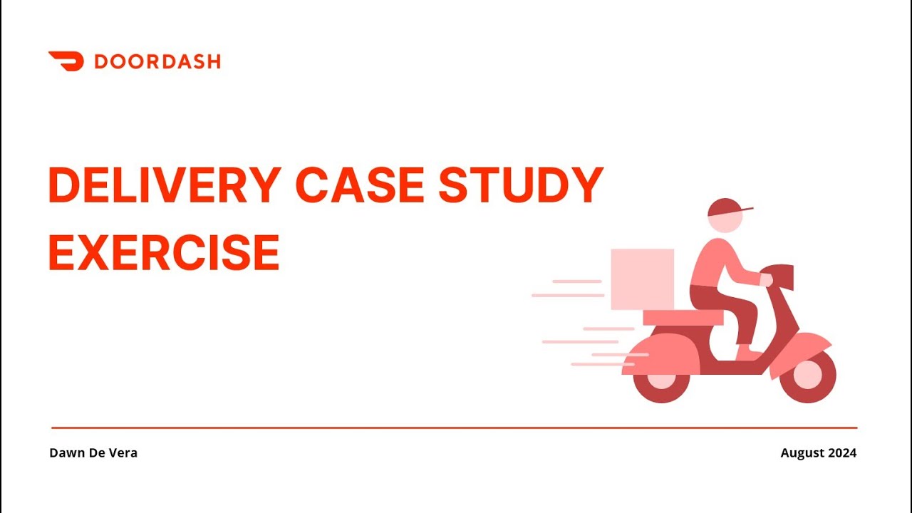 Doordash Case Analysis Presentation