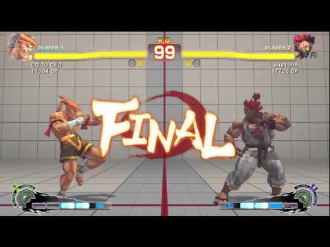 SSF4: GO TO GEO (Adon) VS Eita (Akuma)