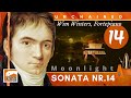 Beethoven Sonata Nr.14 "Moonlight" - Opus 27 Nr2 - Historical Tempo Reconstruction-  Wim Winters