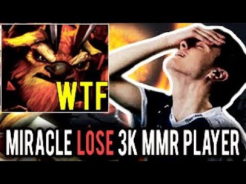 Miracle- Dota 2 ► Losing To 3K MMR Player WTF Is This Real Life