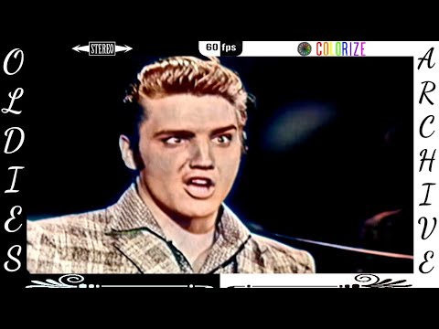 Elvis Presley - Ready Teddy (Live TV Show, 1956) [Colorize + Stereo Mix + 60fps]