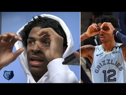 The origin of Ja Morant's goggles celebration | MEMvPOR: Locker Room Interview | February 12, 2020
