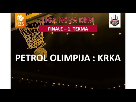 Petrol Olimpija : Krka - finale, 1. tekma - Liga NovaKBM - Sezona 2017/18