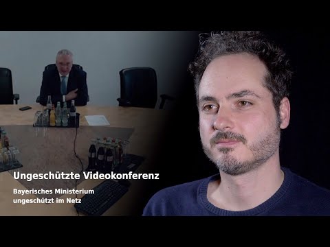 Ungeschützte Coronavirus-Videokonferenz des Bayerischer Innenministers | nachgehakt