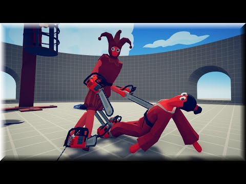 Chainsaw Kick Duo! Taekwondo & Jester vs Various Unit #2 - Totally Accurate Battle Simulator TABS