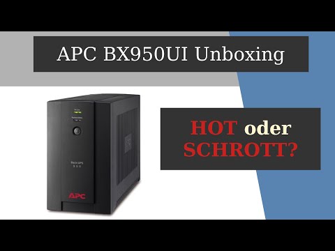 APC BT950UI Unboxing und erster Eindruck
