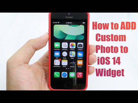 How to Add Custom Photo to iOS 14 Widgets
