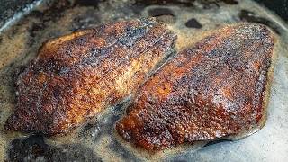 Blackened Catfish with Hush Puppies | Southern Cajun Dinner Recipe