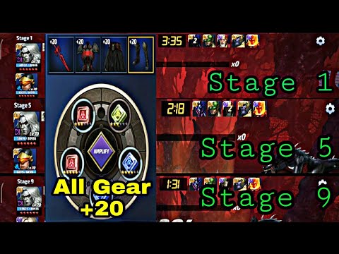 Knull vs Knull | Knull Clear Knull Stage 9 With incomplete Gear And Uru - Marvel Future Fight