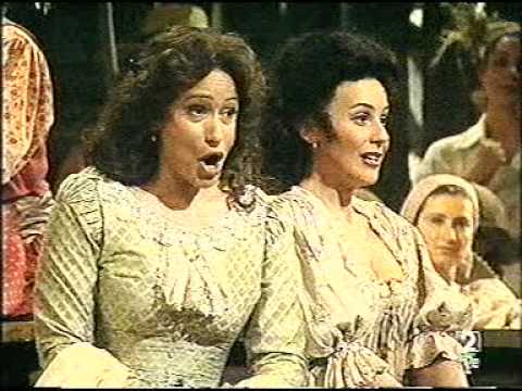 L'elisir d'amore - Donizetti - Madrid 1998. PART 2. Act 1. Benedette queste carte