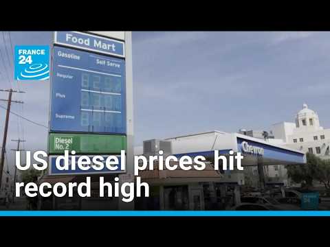 US diesel prices hit new record high as Trump seeks to blame Kyiv