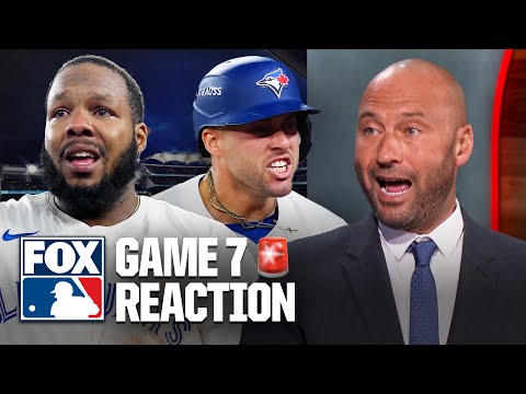 BLUE JAYS WORLD SERIES BOUND 🚨 Derek Jeter, A-Rod & Big Papi react to EPIC ALCS Game 7