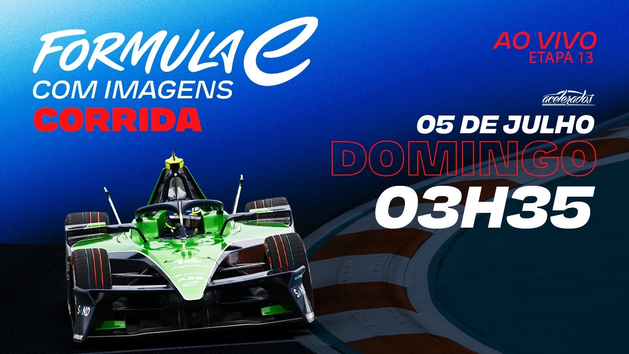 FÓRMULA E - AO VIVO E COM IMAGENS - CORRIDA - E-PRIX DE SHANGAI - CHINA - 3H35