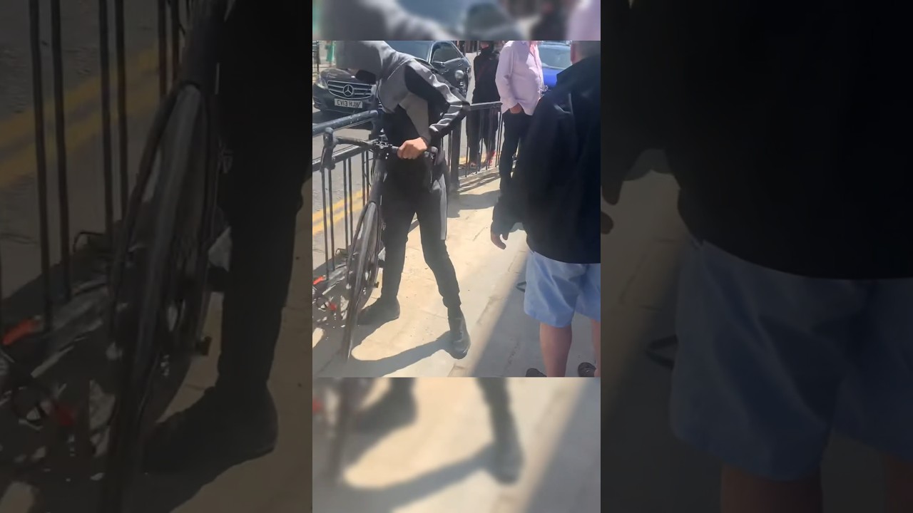 Bike THIEVES Get CAUGHT Red Handed But No One TRIES To STOP Them!