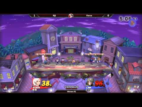 Smash 4 Versus Weekly 8/13/15 - Winners R1 - Riji (Robin) vs Fierce (Link)
