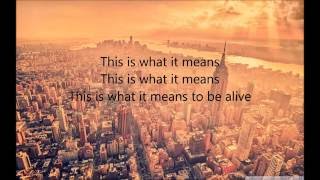 This Is What It Means (Lyrics) By: Danny Gokey
