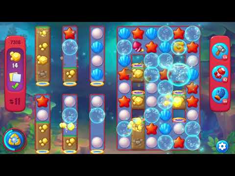 Fishdom 7318 Hard Level - 24 moves - NO BooSTERS