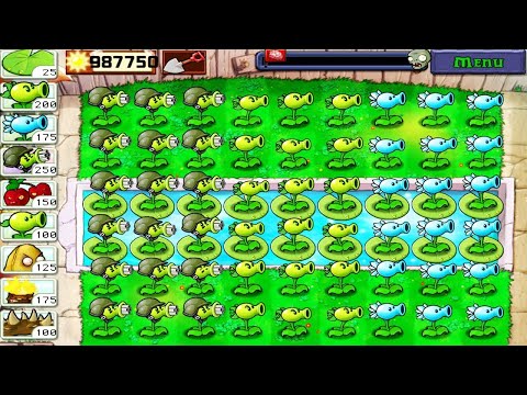 Plants vs Zombies - All Pea PvZ FREE vs All Zombie FREE Version
