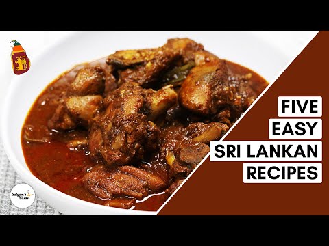 5 Easy Sri Lankan Recipes | Sri Lankan Chicken & Fish Recipes | Sri Lankan Chicken Curry