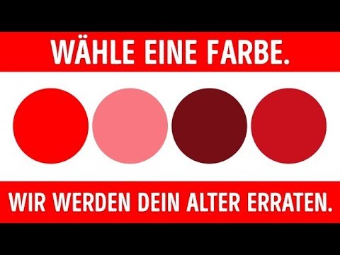 Ein Farbentest, der dein geistiges Alter verrät