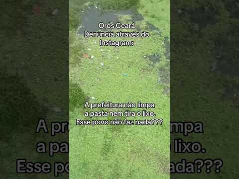 LIXO NO RIO JAGUARIBE #oros #ceará #denuncia