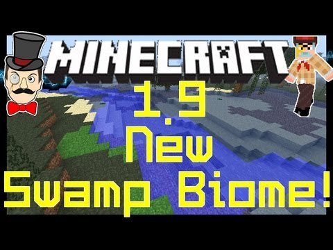 Minecraft 1.9 New SWAMP BIOME! Lilypads & More!