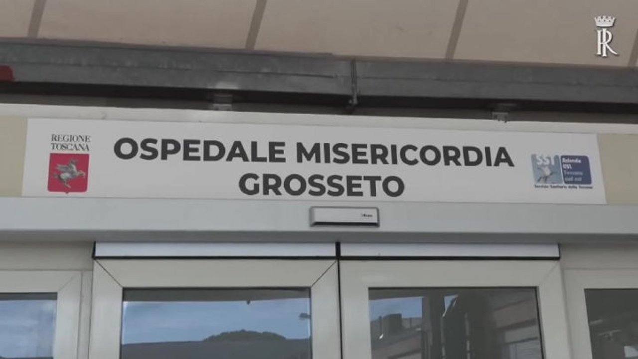 Mattarella visita la "Stanza Rosa" dell'Ospedale Misericordia di Grosseto