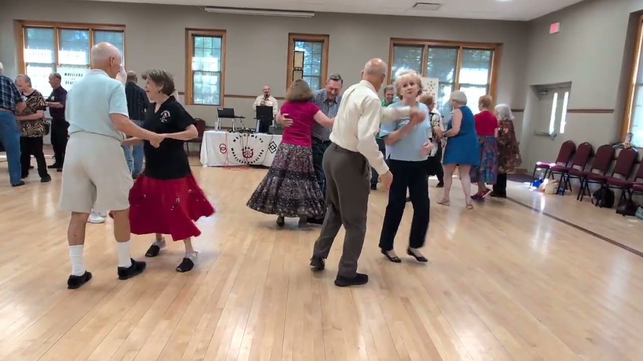 Square dancing with Larry Dudgeon calling at the Wheelers & Dealers in St. Charles, MO 9/14/25.
