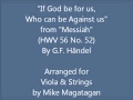 "If God be for us, Who can be Against us" (HWV 56 ...