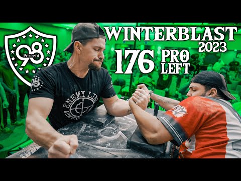 2023 Winterblast by 98% Armwrestling | 176 Pro LEFT Hand