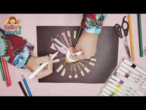 How to Make a Beautiful Paper Cup Flower | Saika’s Craft Time | Saika's World