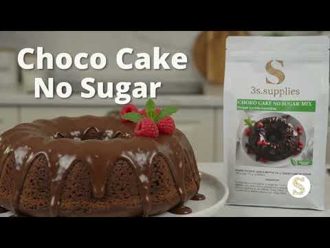 Πώς παρασκευάζεται το Choco Cake Mix No Sugar Added