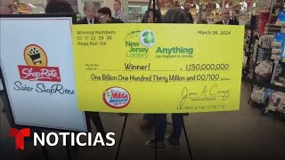 Esta tienda de licores vendió el histórico ticket de lotería de Nueva Jersey | Noticias Telemundo