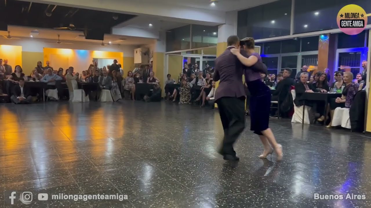 Maximiliano Cristiani y Ayse Gencalp - Milonga Gente Amiga - 20/AGO/2023 (1/2)