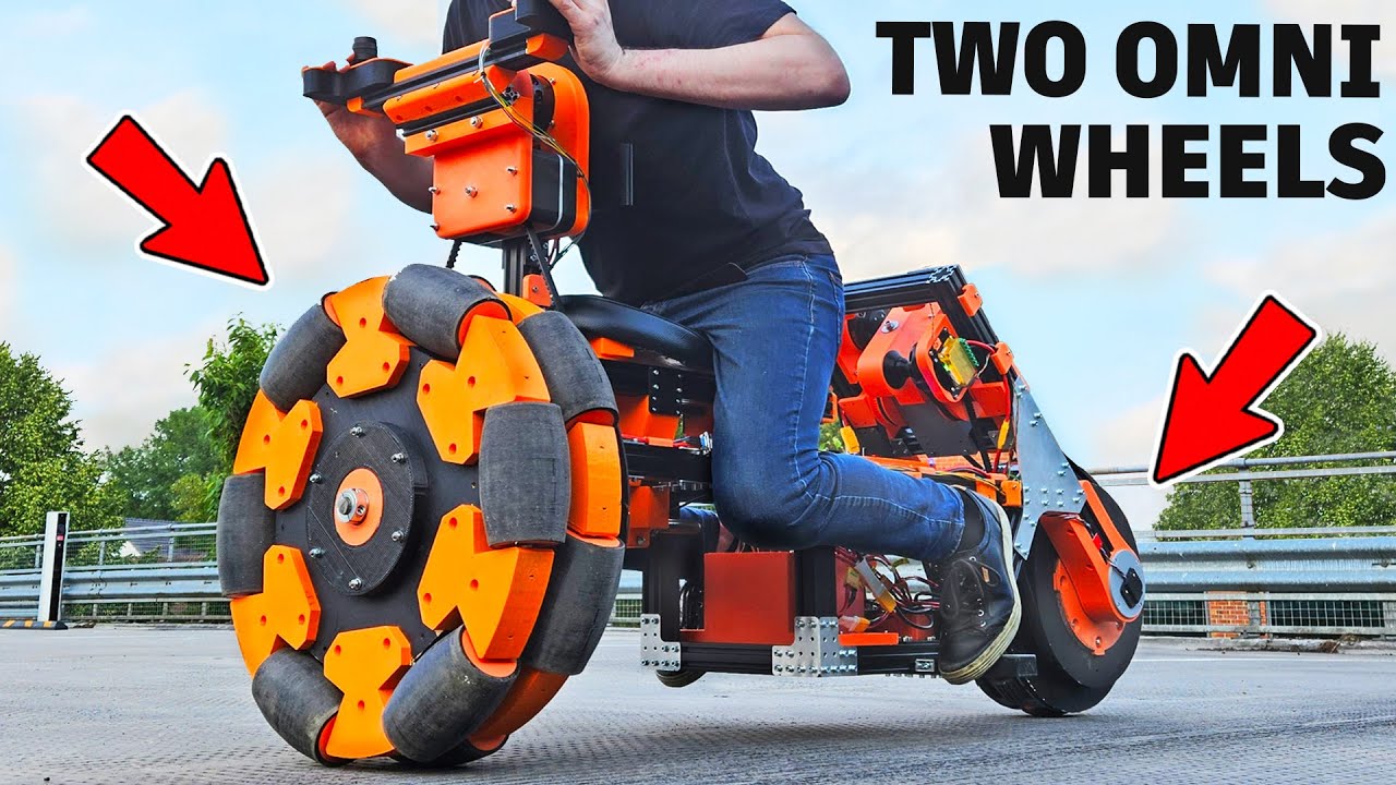 Wackify Rear This Wacky Omni-Directional E-Bike Has the Rear Wheel Mounted Sideways ...