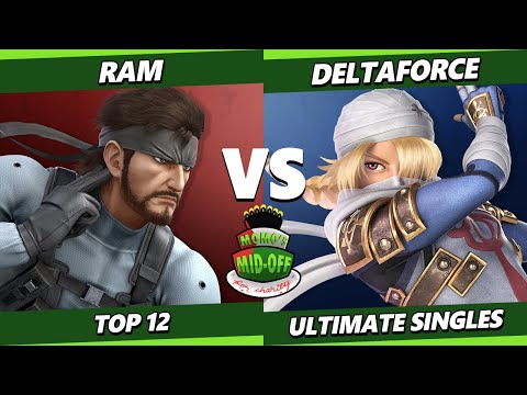 Momo's Mid-Off - ram (Snake) Vs. Deltaforce (Sheik) SSBU Ultimate Tournament