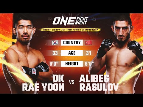 Alibeg Rasulov vs Ok Rae-yoon full fight
