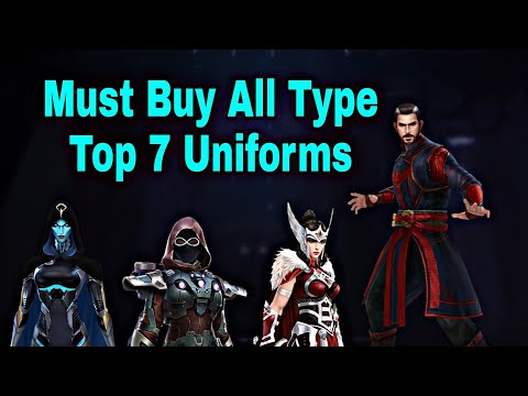 Must Buy Uniforms All Type Top 7 On 7th Anniversary - Marvel Future Fight