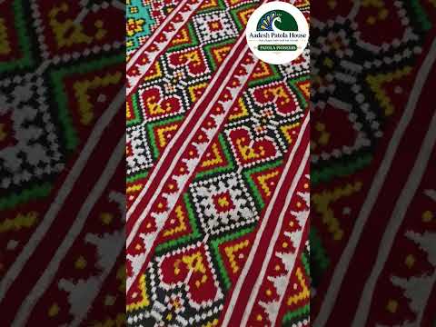 Double Ikat Patola Saree Multi Navaratan motifs