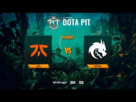 Fnatic vs Team Spirit, OGA Dota PIT Invitational, bo3, game 1 [Lost & Lazar`]