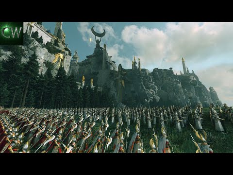 THE ELVES HOLD AGAINST THE SKAVEN HORDES! 2v2 Warhammer II Battle
