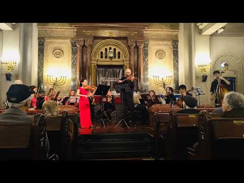 J. S. Bach  concerto for two violins in D minor. Xavier Inchausti and Lucia De Santis. ( 1• mov) 