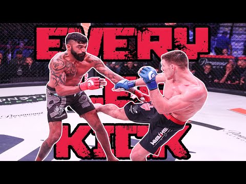 Every Vadim Nemkov Leg Kick To Liam Mcgeary