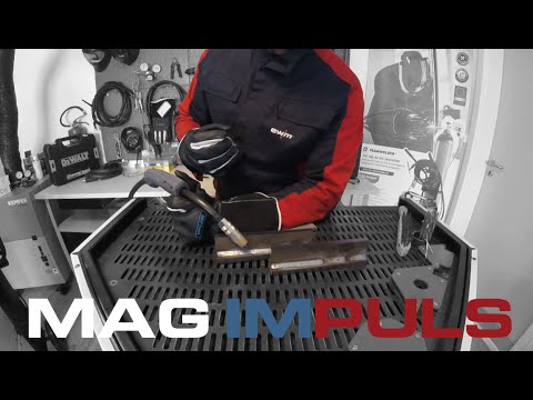 Steel MAG welding without spatter - Workshop welding machine ewm Picomig 305 Puls